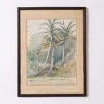 Pair of 19th Century Tropical Watercolor Paintings