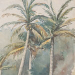 Pair of 19th Century Tropical Watercolor Paintings