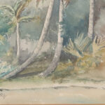 Pair of 19th Century Tropical Watercolor Paintings