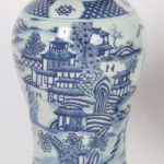 Traditional Chinese Export Style Porcelain Lidded Jars