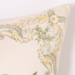 Pair of British Colonial Style Silk Pillows with Elephants by Jim Thompson, Priced Individually