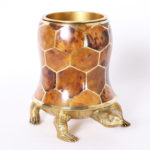 Two Bronze & Tortoise Shell Wine Coolers by Maitland-Smith, Priced Individually