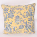 Pair of Chinoiserie Style Pillows, Priced Individually