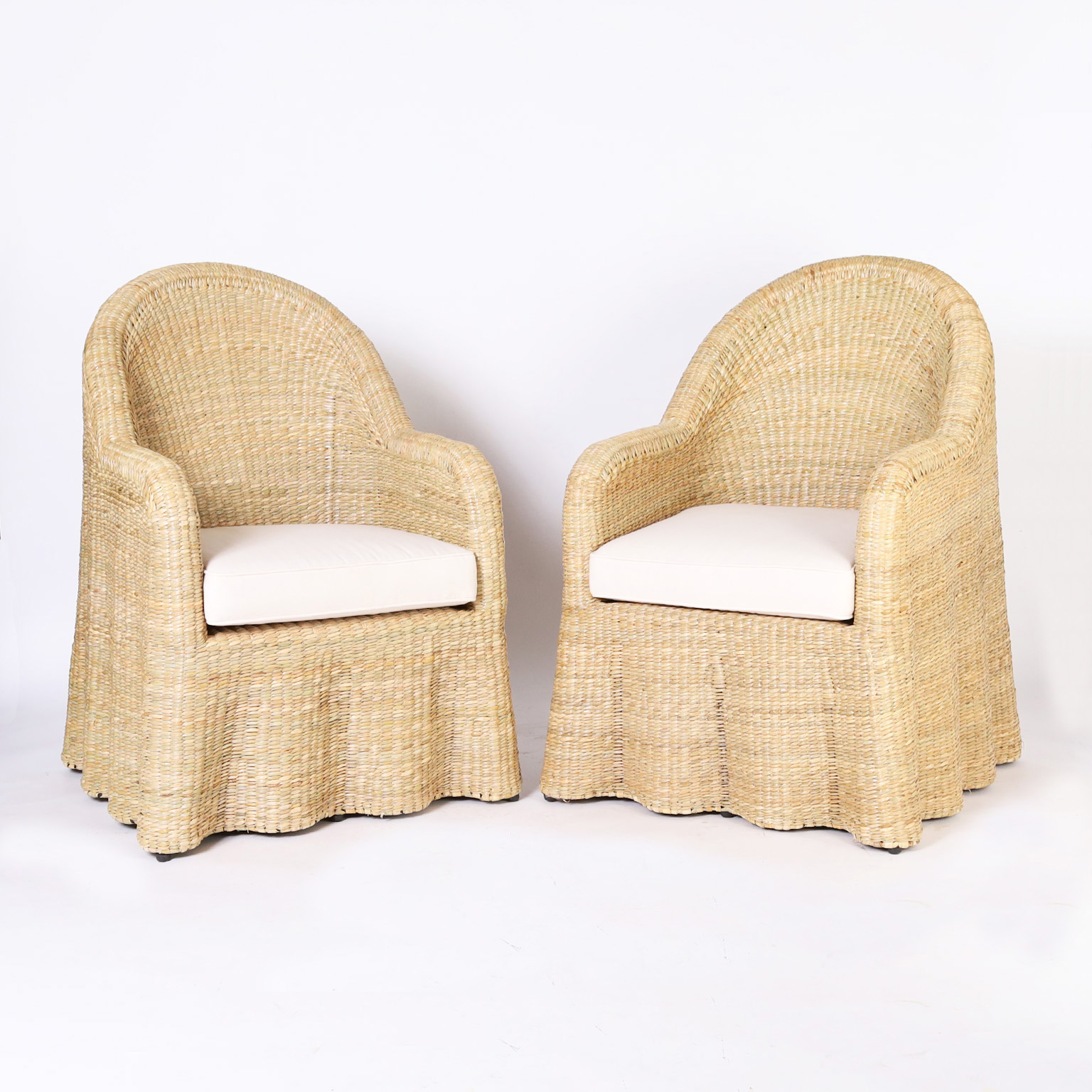 Ghost Drapery Armchairs from the FS Flores Collection