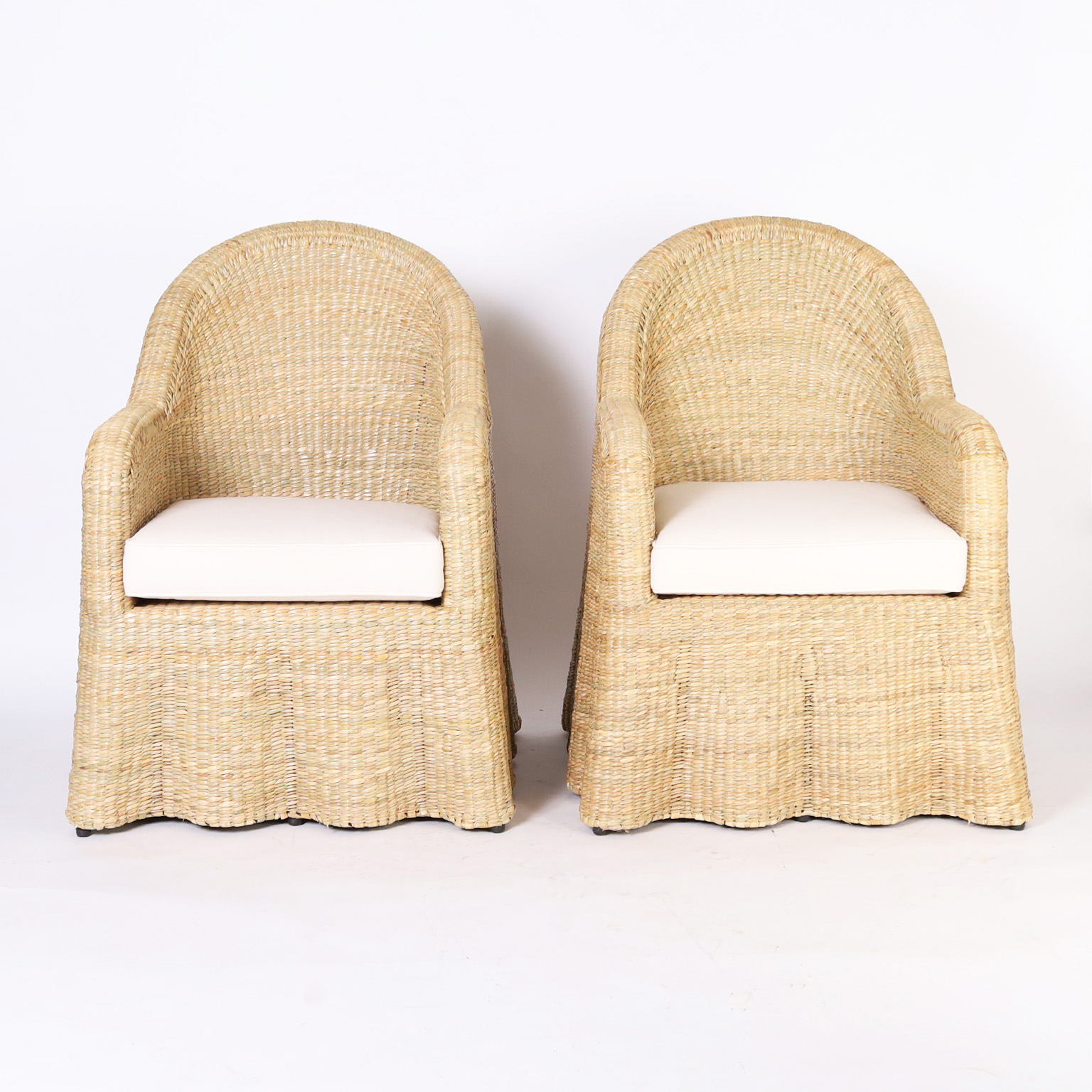 Ghost Drapery Armchairs from the FS Flores Collection
