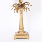 Pair of Mid Century Gilt Palm Tree Table Lamps