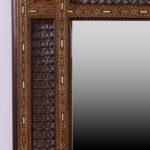 Pair of Large Antique Moroccan Inlaid Wall Mirrors