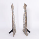 Pair of Katherine Barnell Leopard Wooden Silhouettes