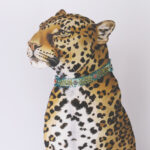 Pair of Katherine Barnell Leopard Wooden Silhouettes