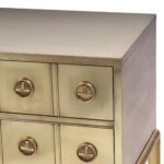 Pair of Mid Century Brass Chests on Stands by Mastercraft