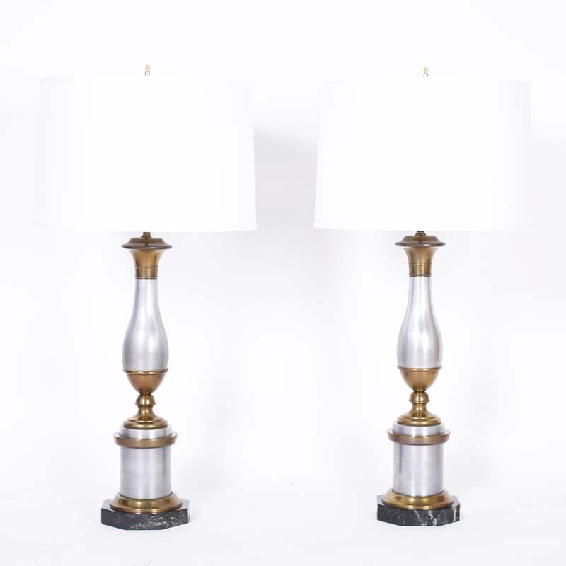 Pair of Mid Century Neo Classic Table Lamps