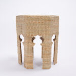 Moorish Style Woven Reed Stands or Tables from the F S Flores Collection