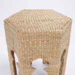 Moorish Style Woven Reed Stands or Tables from the F S Flores Collection