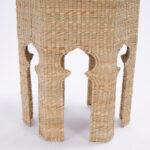 Moorish Style Woven Reed Stands or Tables from the F S Flores Collection