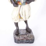 Pair of Antique Cold Painted Spelter Orientalist Figures