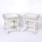 Pair of Italian Mirrored Night Stands or End Tables