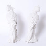 Pair of Vintage Blanc de Chine Bird or Parrot Figures