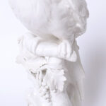 Pair of Vintage Blanc de Chine Bird or Parrot Figures