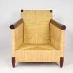 Vintage Pair of Donghia Club Chairs Designed by John Hutton