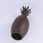 Vintage Pair of Metal Pineapple Sculptures