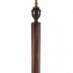 Vintage Pair of Neoclassic Macassar Wood Floor Lamps