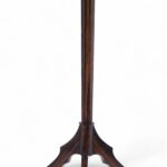 Vintage Pair of Neoclassic Macassar Wood Floor Lamps