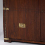 Vintage Pair of M. Hayat and Bros. Rosewood Campaign Chests or Cabinets