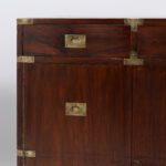 Vintage Pair of M. Hayat and Bros. Rosewood Campaign Chests or Cabinets