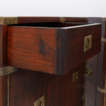 Vintage Pair of M. Hayat and Bros. Rosewood Campaign Chests or Cabinets