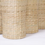 The Genevieve Pair of Wicker Drapery Ghost End Tables from The FS Flores Collection