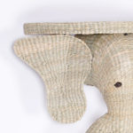 Pair of Wicker Elephant Consoles from The FS Flores Collection