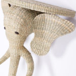 Pair of Wicker Elephant Consoles from The FS Flores Collection