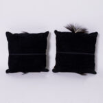 Pair of Zebra Hide Throw Pillows, Priced Individually