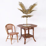 Mid Century Italian Palm Tree Table Lamp