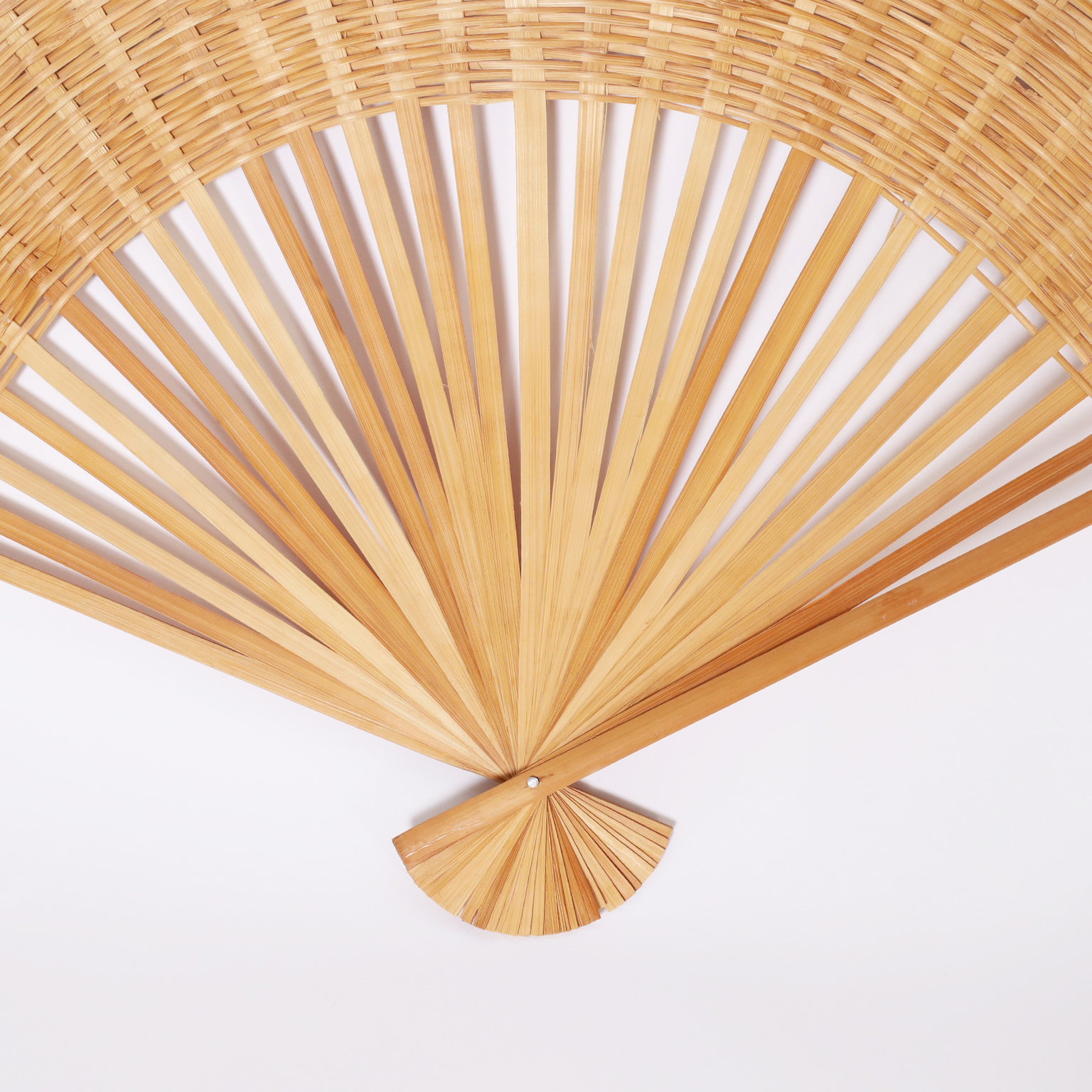 Vintage Wicker and Rattan Hand Fans