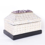 Redmile Amethyst and Mother of Pearl Lidded Box