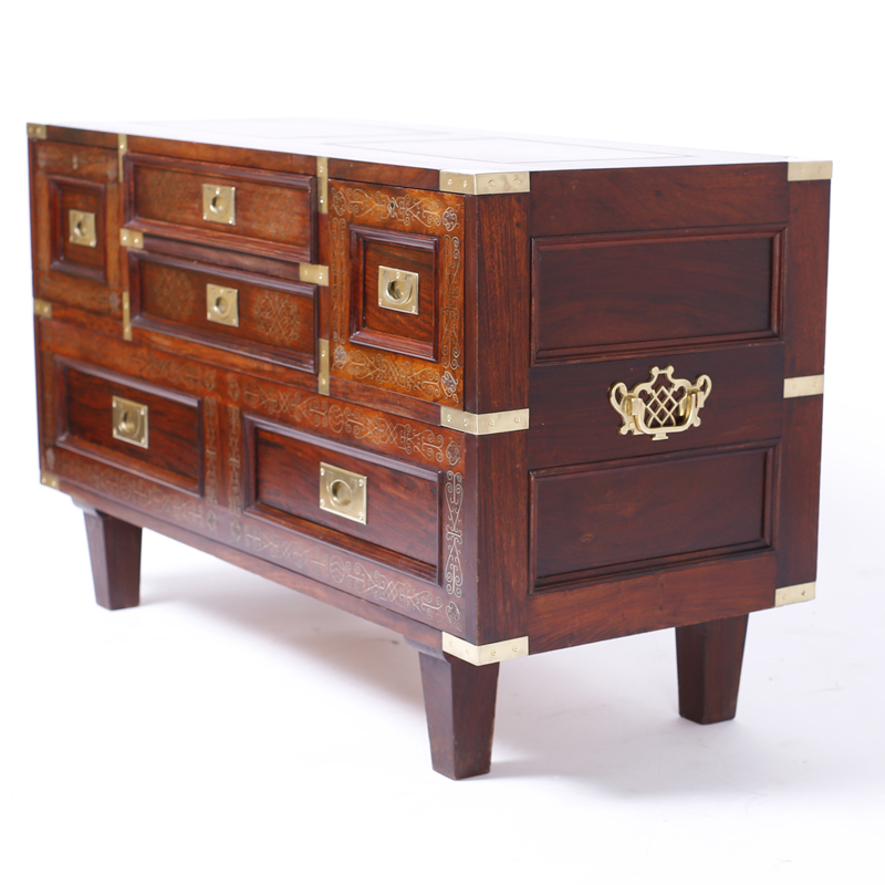 Rosewood Inlaid Chest