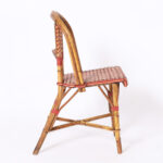 Set of Six Vintage French Bamboo Bistro Chairs