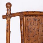 Set of Ten British Colonial Style Bamboo Dining Chairs