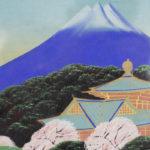 Three Japanese Paintings of Mount Fuji