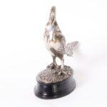 Antique English Silver Plate Pheasant Sculpture