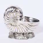 Antique English Silver Plate Nautilus Spoon Warmer or Sculpture