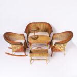 Art Deco Six Piece Child’s Suite of Furniture by Lloyd Loom