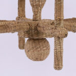 The Florencia Pequeña Wicker Palm Tree Chandelier from the FS Flores Collection