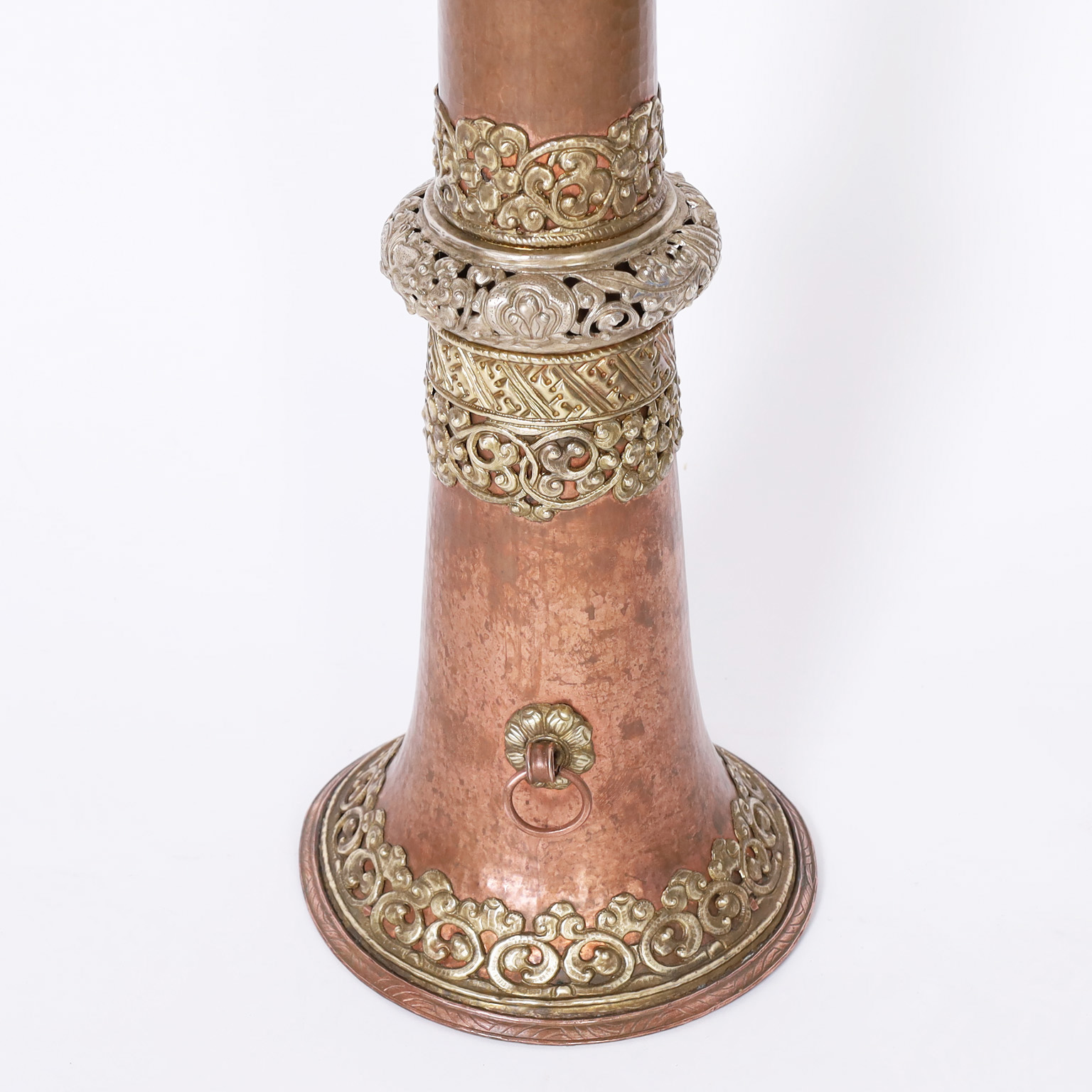Antique Tibetan Telescoping Long Horn