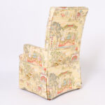 Vintage Set of Ten Upholstered Dining Chairs