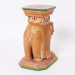 Vintage Terra Cotta Elephant Stand