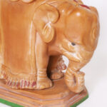 Vintage Terra Cotta Elephant Stand