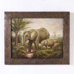 Group of Three Oil Paintings of African Animals by Maitland-Smith