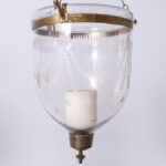 Group of Three Antique Smoke Bell Light Fixtures